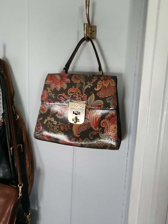 Patricia Nash Handbags - Patricia Nash Floral Tooled Leather Satchel Handbag w/o crossbody strap